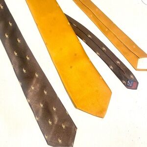 Polo Tie and Gold Tie Collection 55 inches long